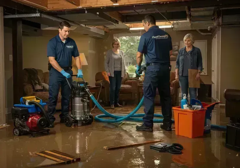 Basement Water Extraction and Removal Techniques process in Frontenac, MO